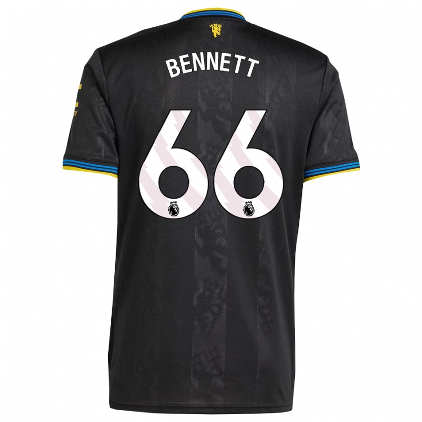 נשים ריס בנט #66 שחור צהוב כחול ג'רזי קיט שלישי 2025/26 חולצה קצרה