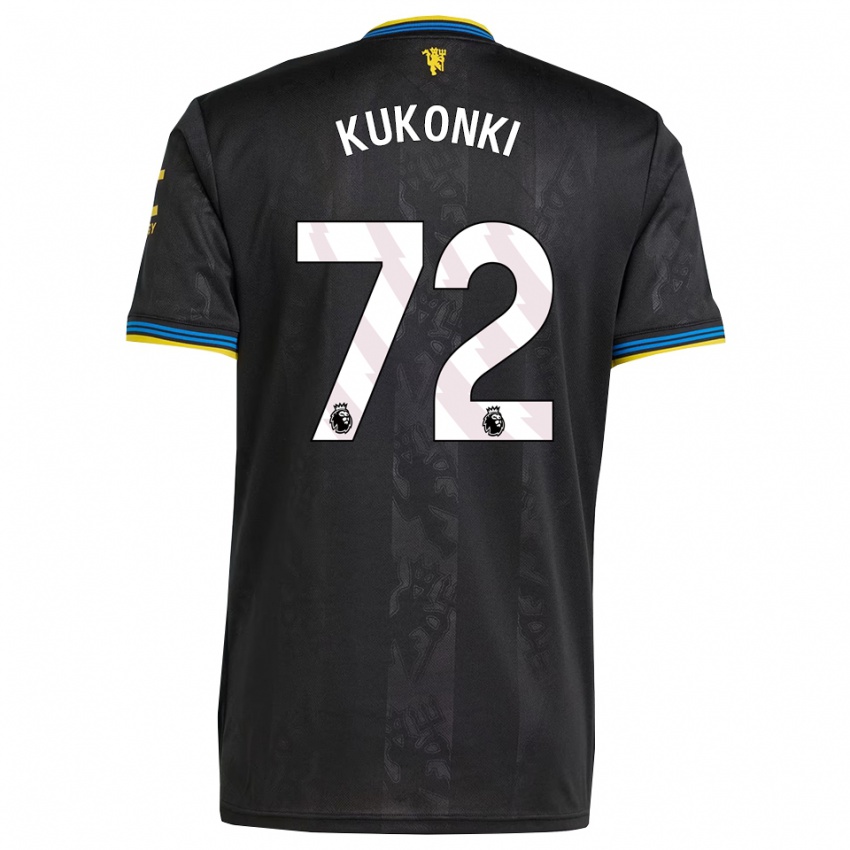 נשים Godwill Kukonki #72 שחור צהוב כחול ג'רזי קיט שלישי 2025/26 חולצה קצרה