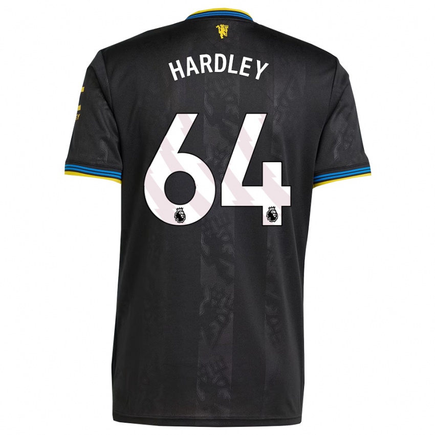 נשים ביורן הארדלי #64 שחור צהוב כחול ג'רזי קיט שלישי 2025/26 חולצה קצרה