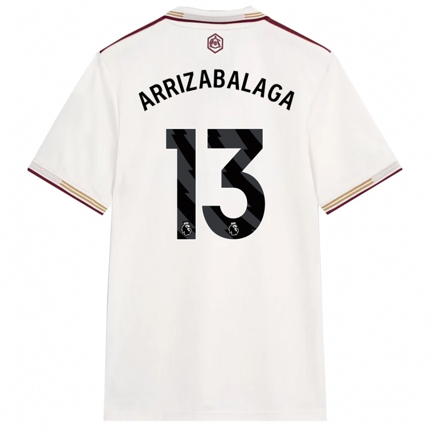 נשים קפה רוואלטה אריסבלאגה #13 לבן מלוכלך בורדו ג'רזי קיט שלישי 2025/26 חולצה קצרה