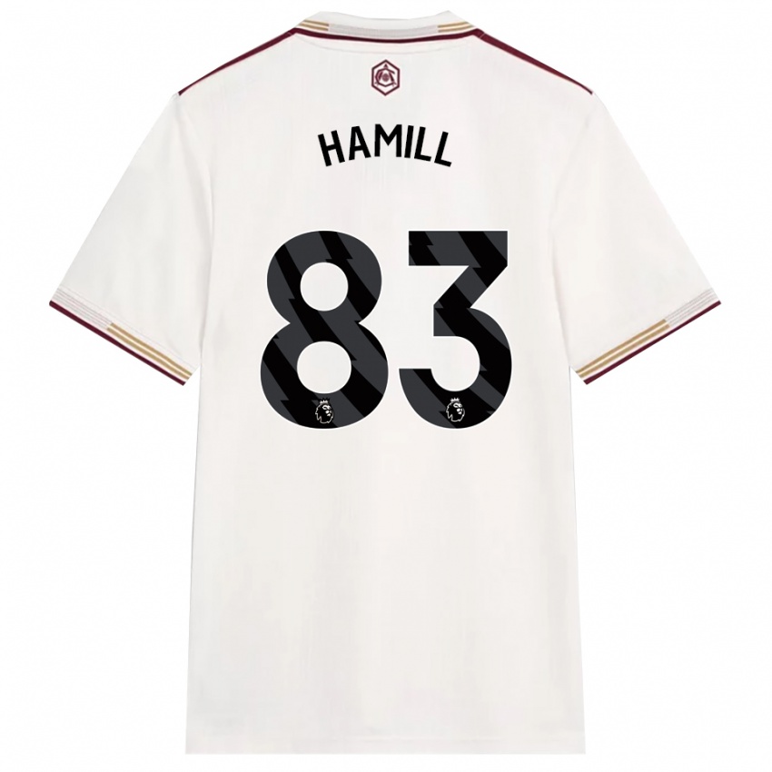 נשים קאלאן האמיל #83 לבן מלוכלך בורדו ג'רזי קיט שלישי 2025/26 חולצה קצרה