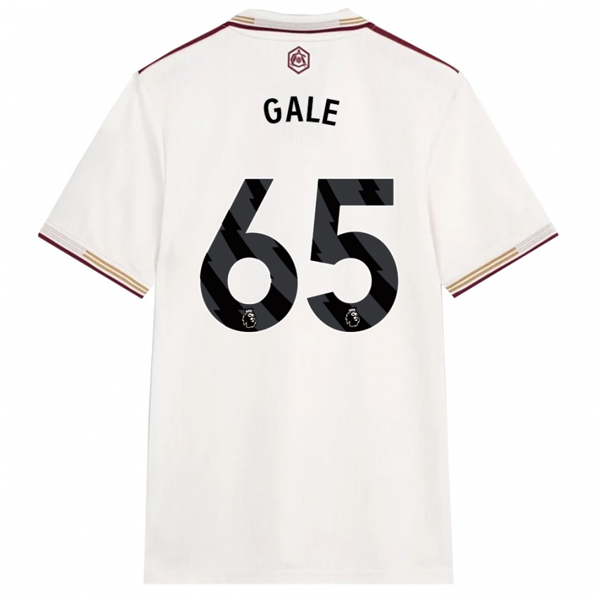 נשים ג׳סי מאי גייל #65 לבן מלוכלך בורדו ג'רזי קיט שלישי 2025/26 חולצה קצרה