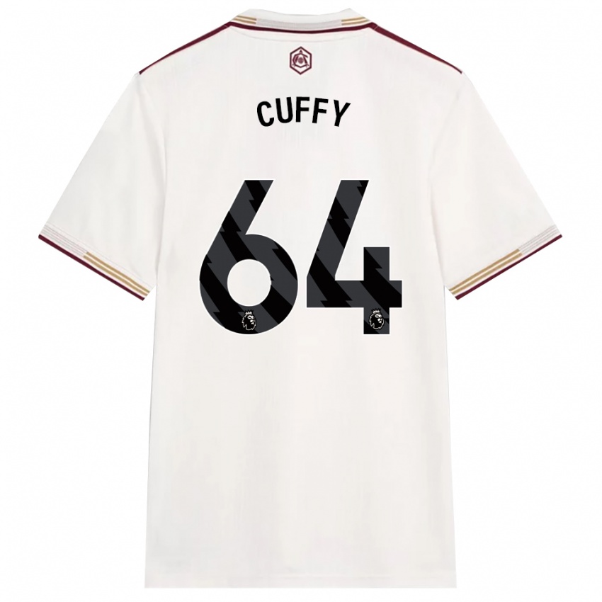 נשים ברוק נורטון-קאפי #64 לבן מלוכלך בורדו ג'רזי קיט שלישי 2025/26 חולצה קצרה