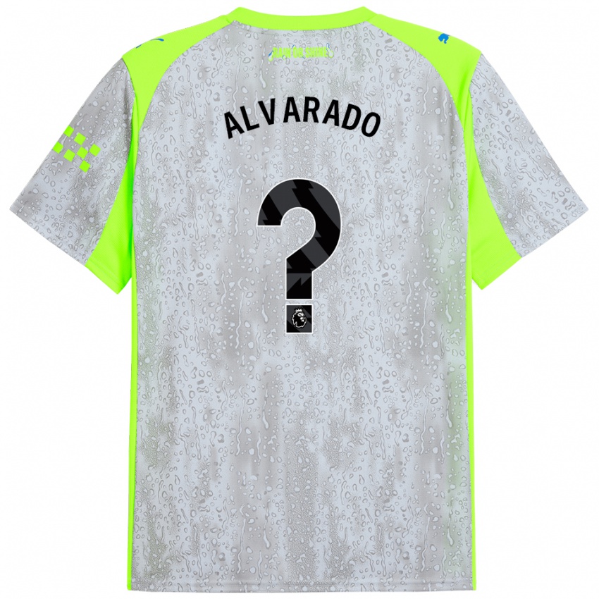 נשים Lucas Alvarado #0 אפור צהוב ג'רזי קיט שלישי 2025/26 חולצה קצרה