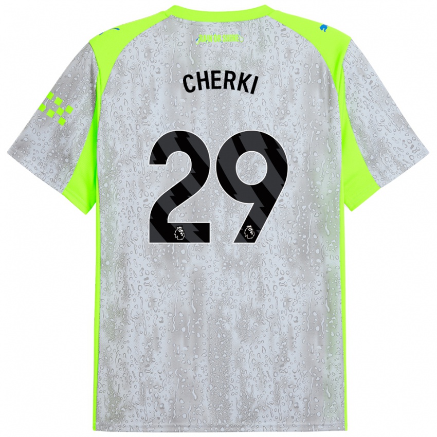 נשים ריאן שרקי #29 אפור צהוב ג'רזי קיט שלישי 2025/26 חולצה קצרה