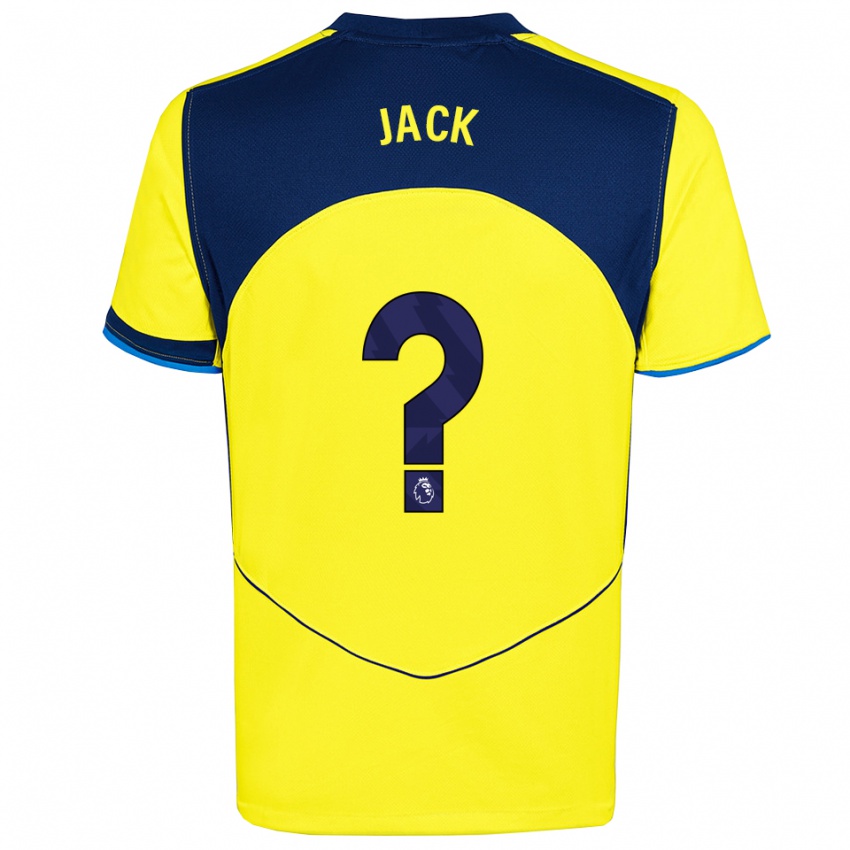 נשים Mikel Jack #0 צהוב נייבי ג'רזי קיט שלישי 2025/26 חולצה קצרה