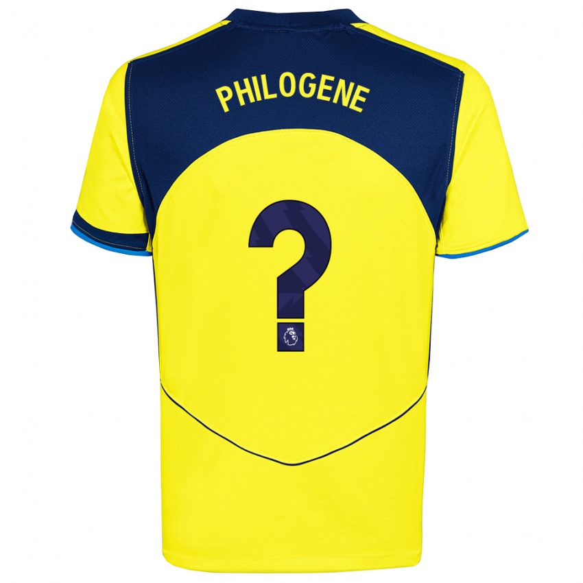 נשים Blake Philogene #0 צהוב נייבי ג'רזי קיט שלישי 2025/26 חולצה קצרה