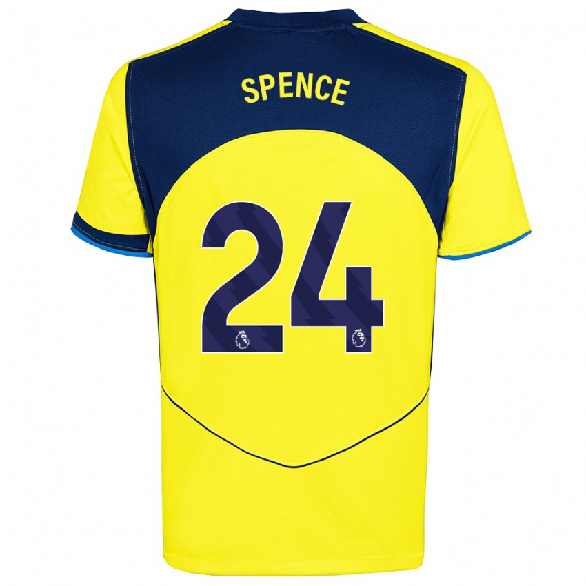 נשים ג'אד ספנס #24 צהוב נייבי ג'רזי קיט שלישי 2025/26 חולצה קצרה