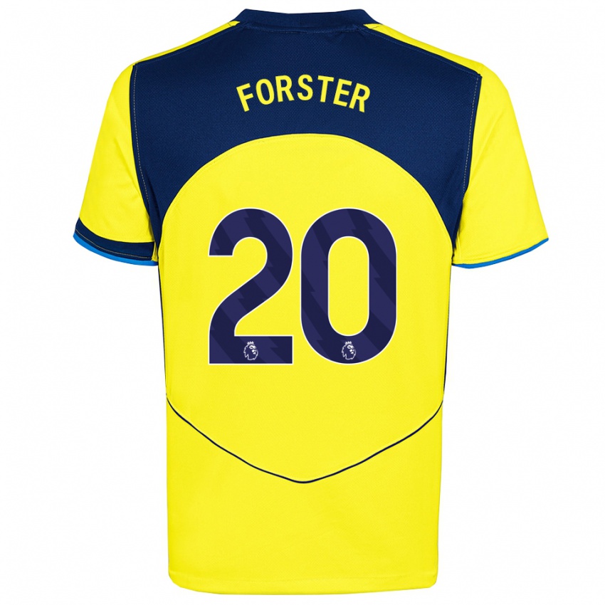 נשים פרייזר פורסטר #20 צהוב נייבי ג'רזי קיט שלישי 2025/26 חולצה קצרה