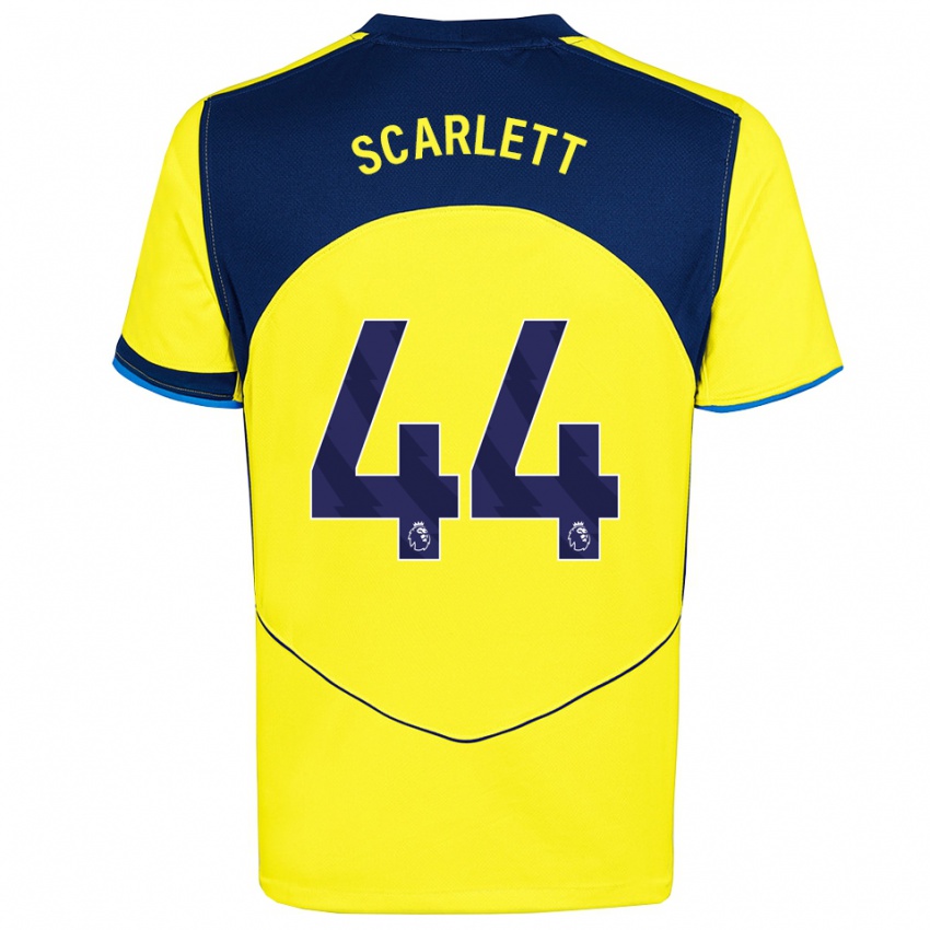 נשים דיין סקרלט #44 צהוב נייבי ג'רזי קיט שלישי 2025/26 חולצה קצרה