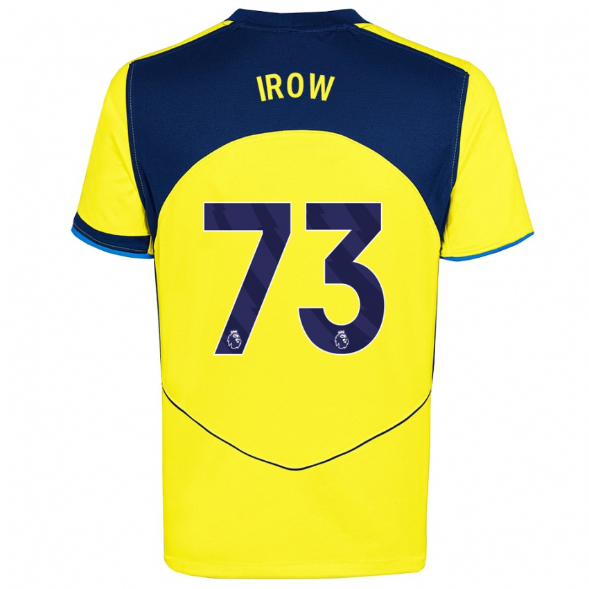 נשים אוליבר איירו #73 צהוב נייבי ג'רזי קיט שלישי 2025/26 חולצה קצרה