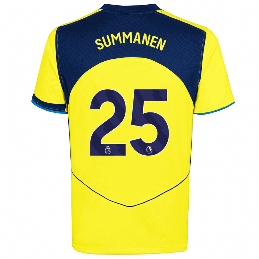 נשים אוולינה סומנן #25 צהוב נייבי ג'רזי קיט שלישי 2025/26 חולצה קצרה