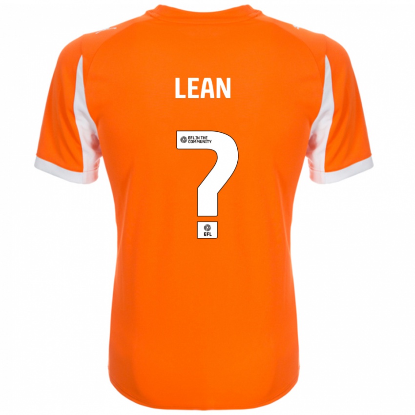 ילדים Jessica Lean #0 כתום לבן ג'רזי ביתית 2025/26 חולצה קצרה