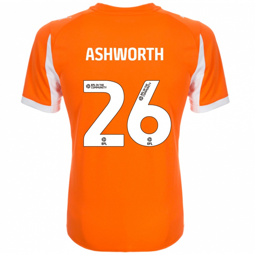 ילדים אק אשוורת' #26 כתום לבן ג'רזי ביתית 2025/26 חולצה קצרה