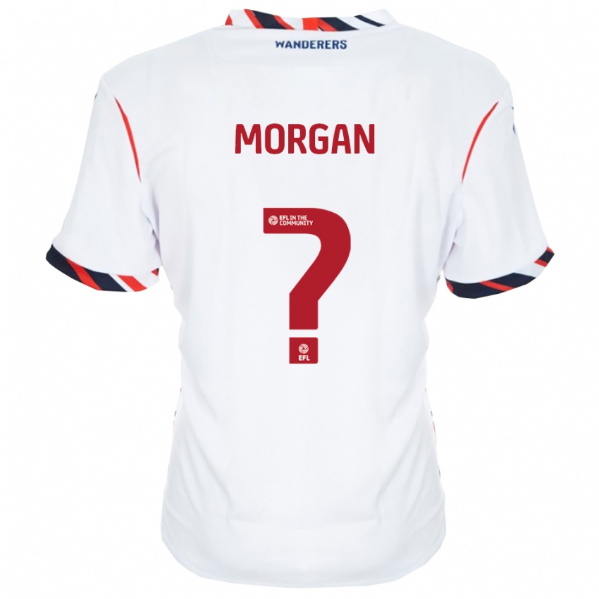 ילדים Abigail Morgan #0 לבן אדום ג'רזי ביתית 2025/26 חולצה קצרה