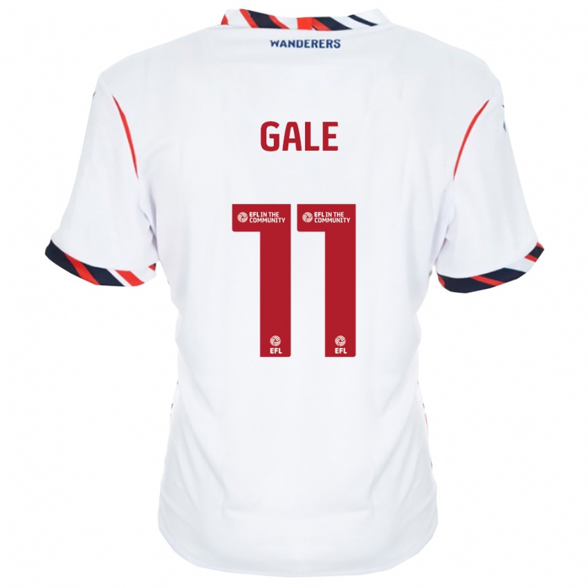 ילדים Thierry Gale #11 לבן אדום ג'רזי ביתית 2025/26 חולצה קצרה