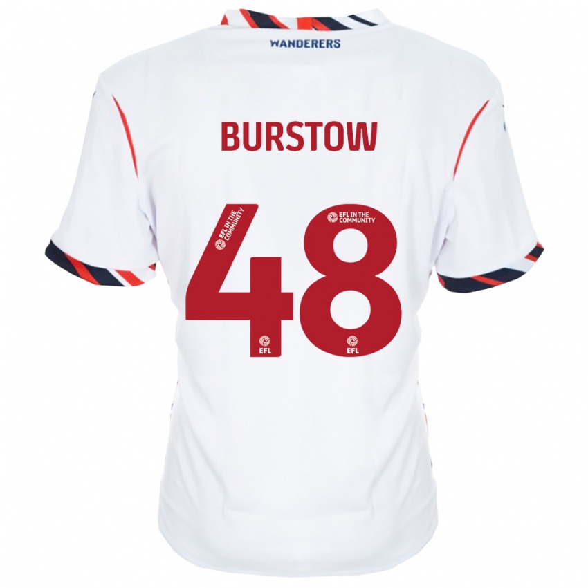 ילדים מייסון ברסטו #48 לבן אדום ג'רזי ביתית 2025/26 חולצה קצרה