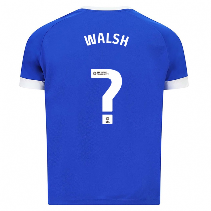 ילדים Oliver Walsh #0 כחול לבן ג'רזי ביתית 2025/26 חולצה קצרה