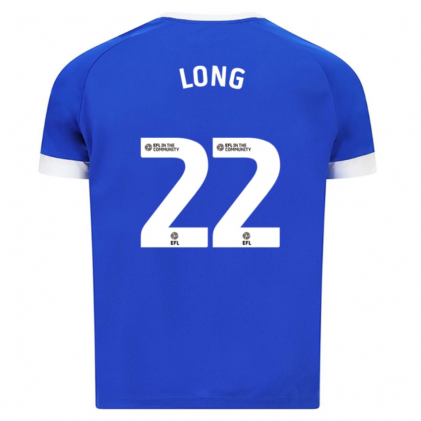 ילדים Amy Long #22 כחול לבן ג'רזי ביתית 2025/26 חולצה קצרה