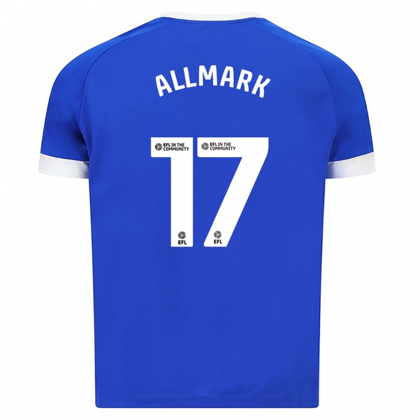 ילדים Hayden Allmark #17 כחול לבן ג'רזי ביתית 2025/26 חולצה קצרה