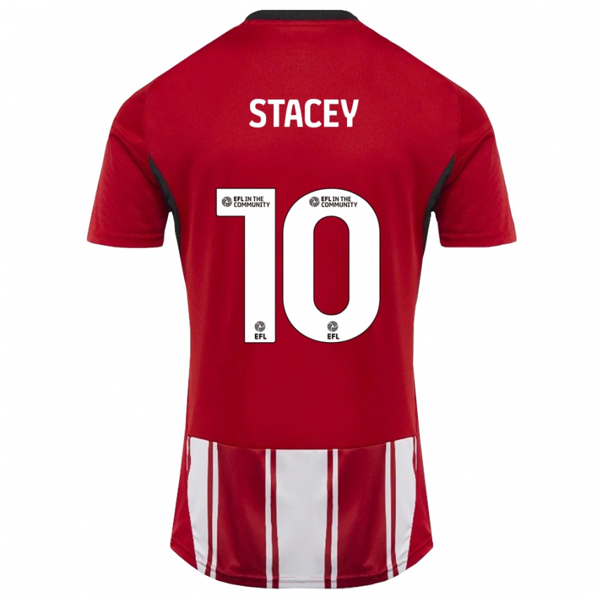 ילדים Sarah Stacey #10 אדום לבן שחור ג'רזי ביתית 2025/26 חולצה קצרה