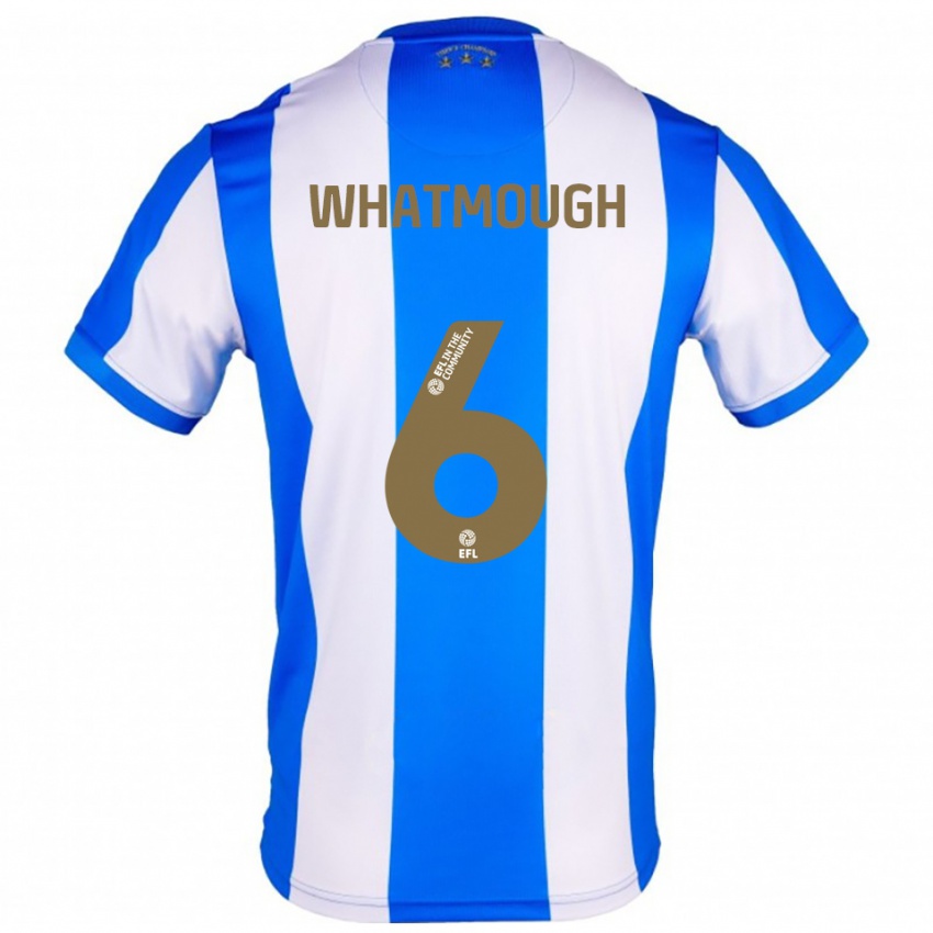 ילדים ג'ק ווטמו #6 כחול לבן ג'רזי ביתית 2025/26 חולצה קצרה