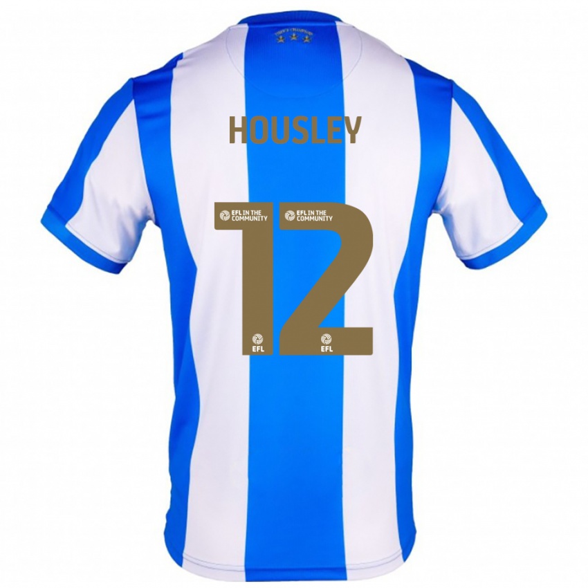 ילדים אוטומן הוסלי #12 כחול לבן ג'רזי ביתית 2025/26 חולצה קצרה