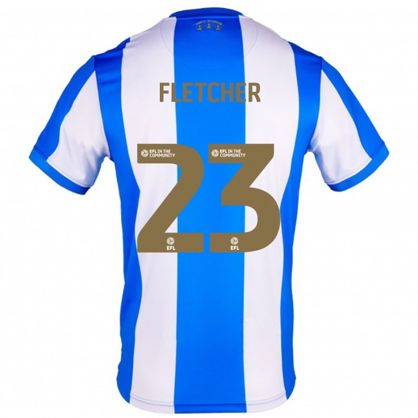 ילדים Serena Fletcher #23 כחול לבן ג'רזי ביתית 2025/26 חולצה קצרה