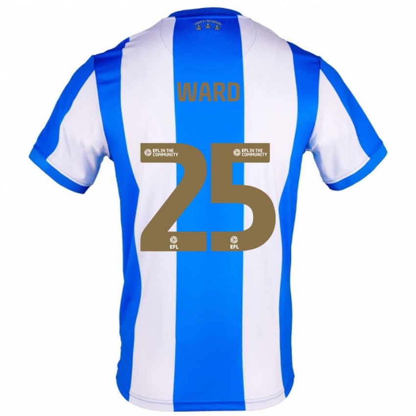 ילדים דני וורד #25 כחול לבן ג'רזי ביתית 2025/26 חולצה קצרה