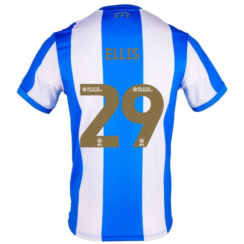 ילדים Molly Ellis #29 כחול לבן ג'רזי ביתית 2025/26 חולצה קצרה