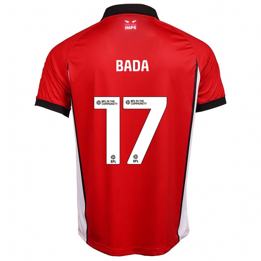 ילדים Oluwatimisimi Bada #17 אדום לבן ג'רזי ביתית 2025/26 חולצה קצרה