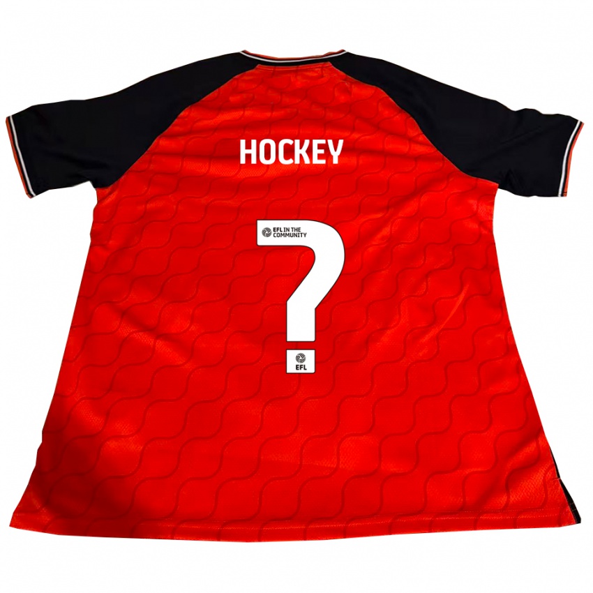 ילדים Cai Hockey #0 כתום שחור לבן ג'רזי ביתית 2025/26 חולצה קצרה