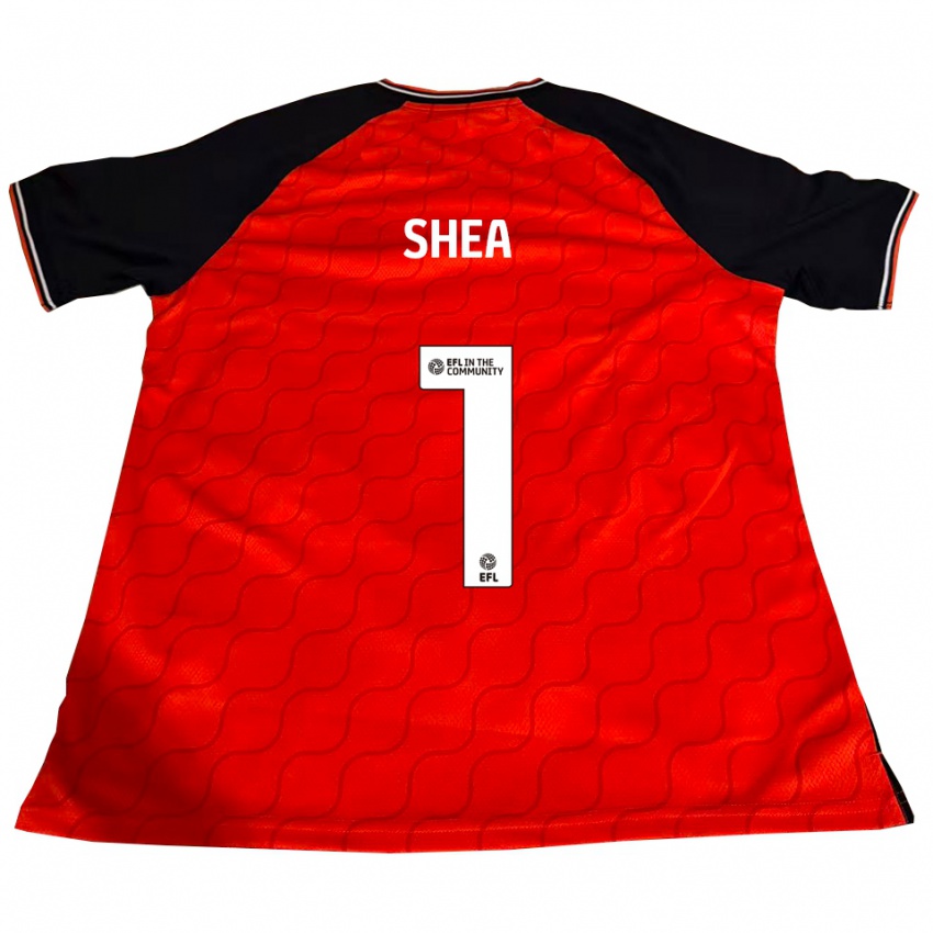 ילדים ג'יימס שיי #1 כתום שחור לבן ג'רזי ביתית 2025/26 חולצה קצרה