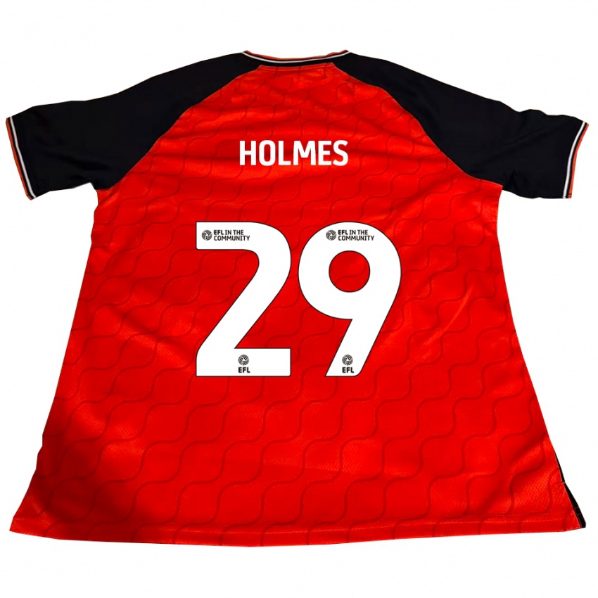 ילדים טום הולמס #29 כתום שחור לבן ג'רזי ביתית 2025/26 חולצה קצרה