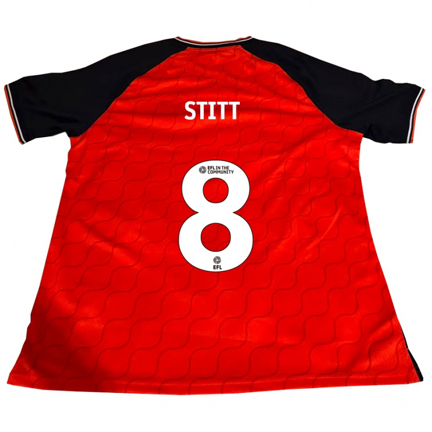 ילדים דילן סטיט #8 כתום שחור לבן ג'רזי ביתית 2025/26 חולצה קצרה