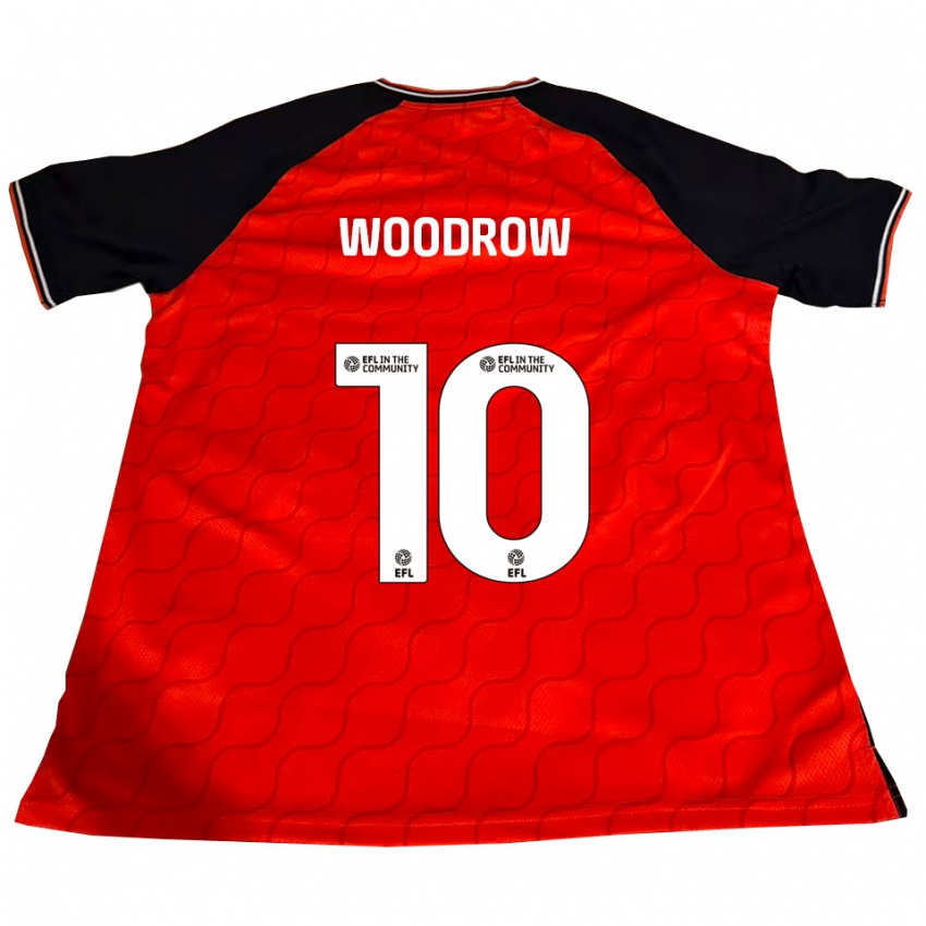 ילדים קאולי וודרו #10 כתום שחור לבן ג'רזי ביתית 2025/26 חולצה קצרה