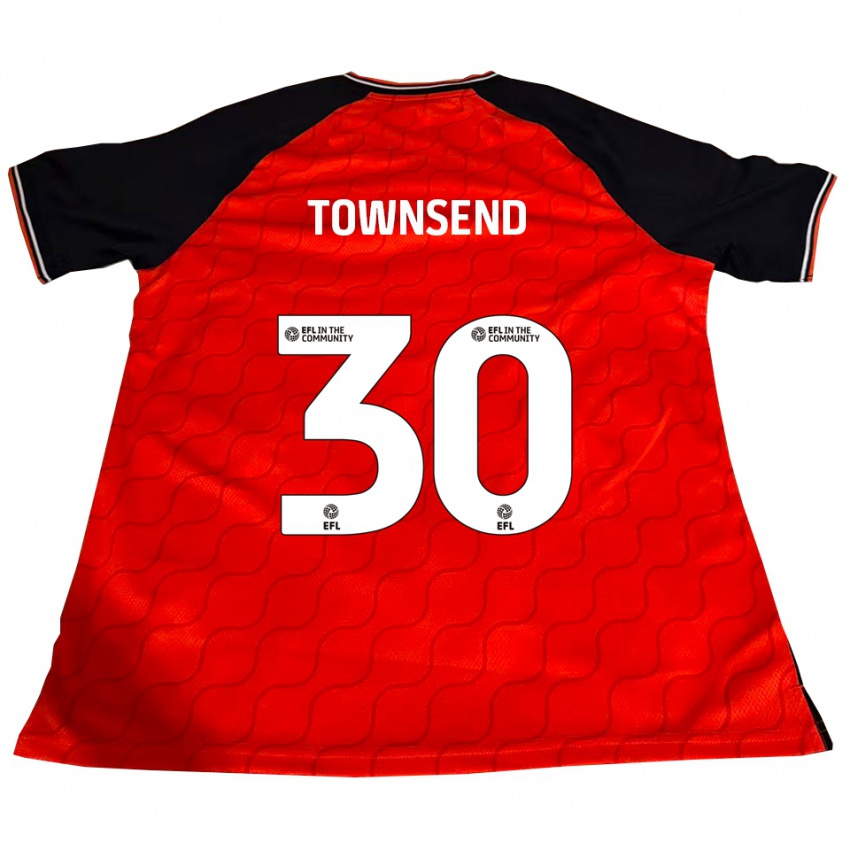 ילדים אנדרוס טאונסנד #30 כתום שחור לבן ג'רזי ביתית 2025/26 חולצה קצרה
