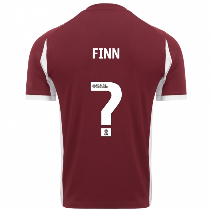 ילדים Molly Finn #0 בורדו לבן ג'רזי ביתית 2025/26 חולצה קצרה