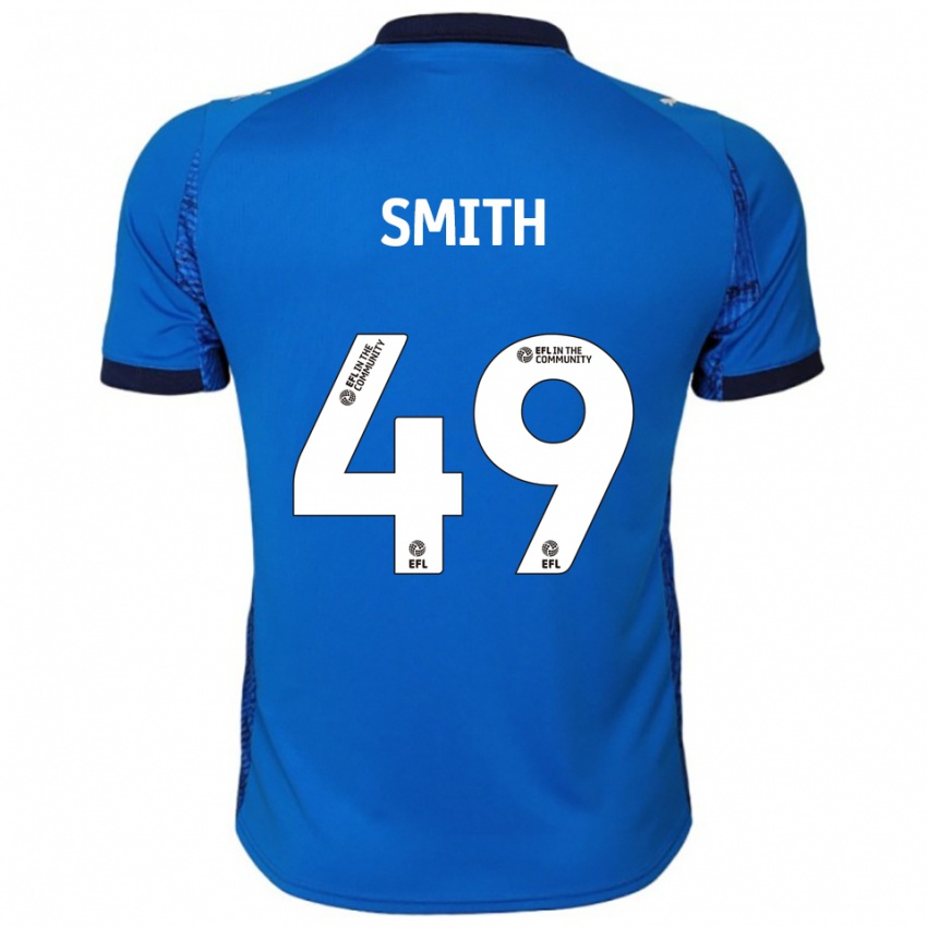 ילדים באסטיאן סמית׳ #49 כחול לבן ג'רזי ביתית 2025/26 חולצה קצרה