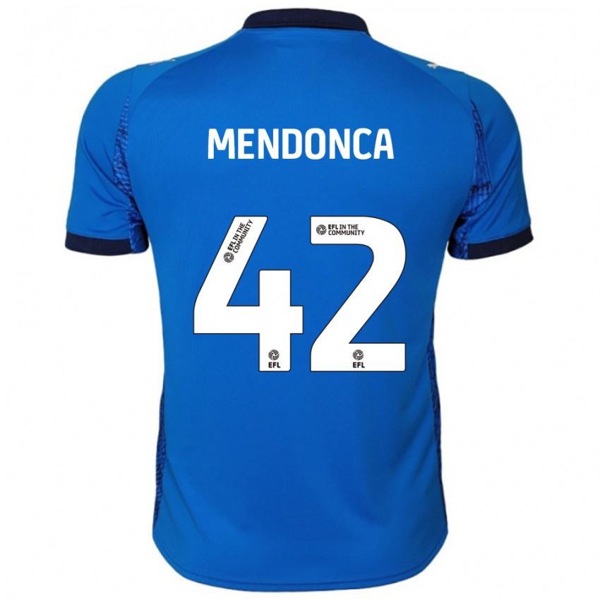 ילדים לוקה מנדונסה #42 כחול לבן ג'רזי ביתית 2025/26 חולצה קצרה