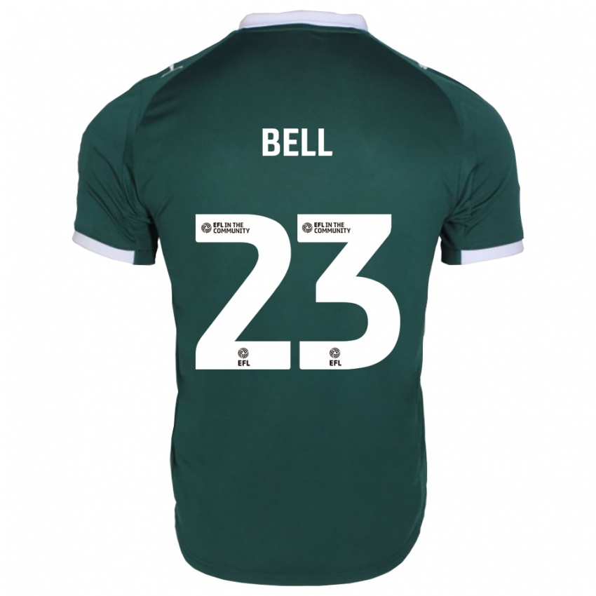 ילדים קטלין בל #23 ירוק לבן ג'רזי ביתית 2025/26 חולצה קצרה