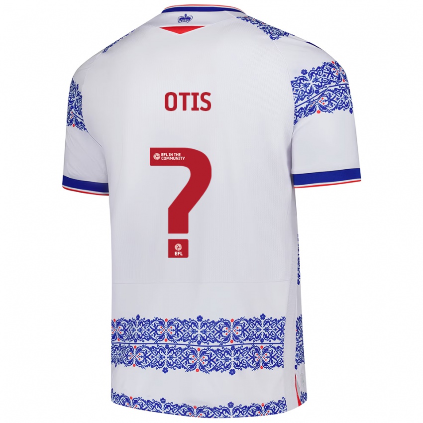 ילדים לואיס אוטיס #0 לבן כחול ג'רזי ביתית 2025/26 חולצה קצרה