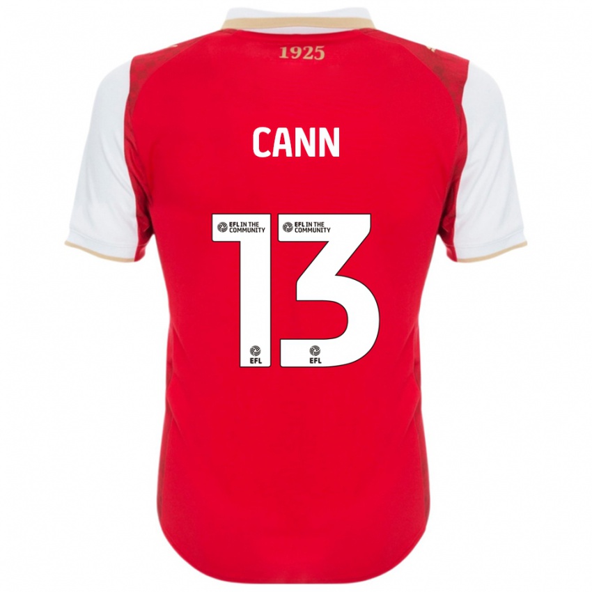 ילדים טד קאן #13 אדום לבן ג'רזי ביתית 2025/26 חולצה קצרה