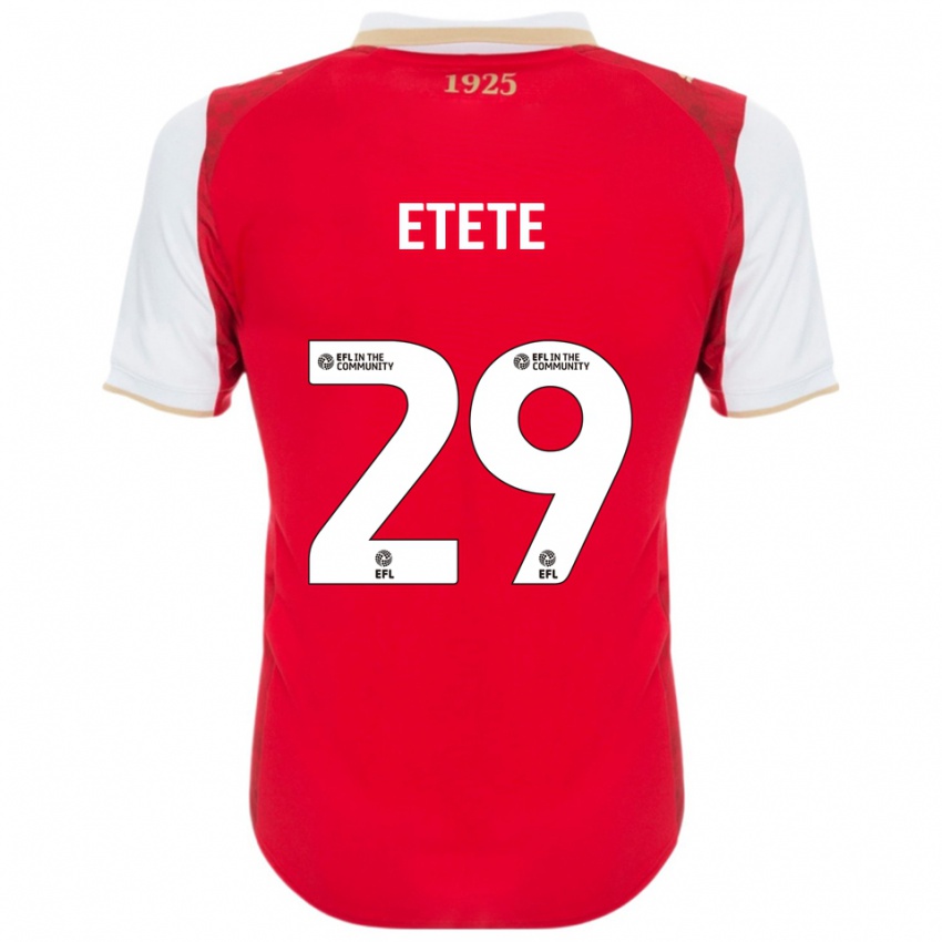 ילדים איזה מעט #29 אדום לבן ג'רזי ביתית 2025/26 חולצה קצרה