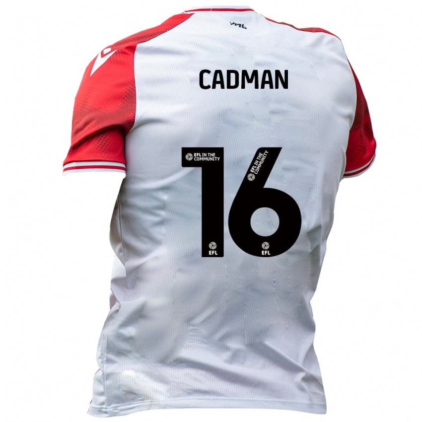 ילדים טיי קדמן #16 לבן אדום ג'רזי ביתית 2025/26 חולצה קצרה