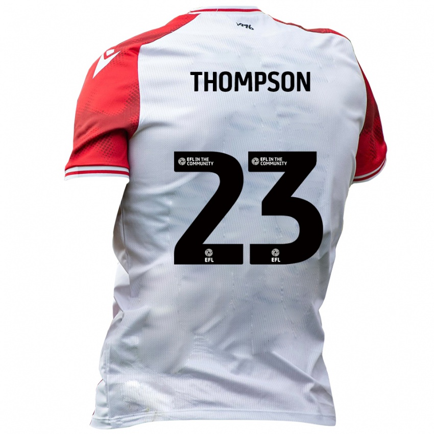 ילדים לואיס תומפסון #23 לבן אדום ג'רזי ביתית 2025/26 חולצה קצרה
