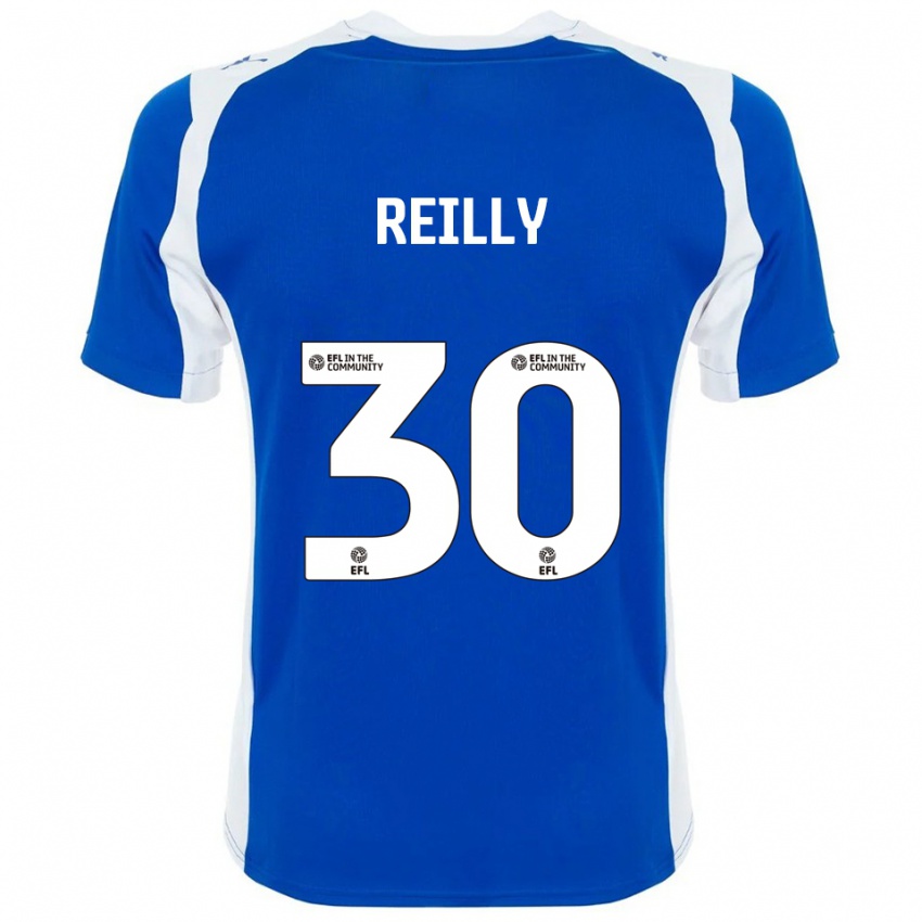 ילדים Jack Reilly #30 כחול לבן ג'רזי ביתית 2025/26 חולצה קצרה