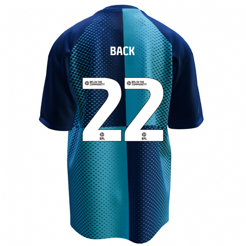 ילדים פין באק #22 כחול תכלת ג'רזי ביתית 2025/26 חולצה קצרה