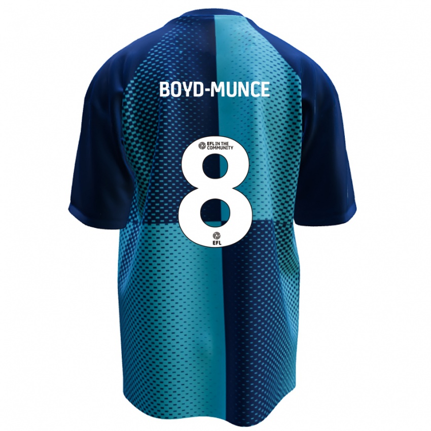 ילדים קאולן בויד-מאנס #8 כחול תכלת ג'רזי ביתית 2025/26 חולצה קצרה