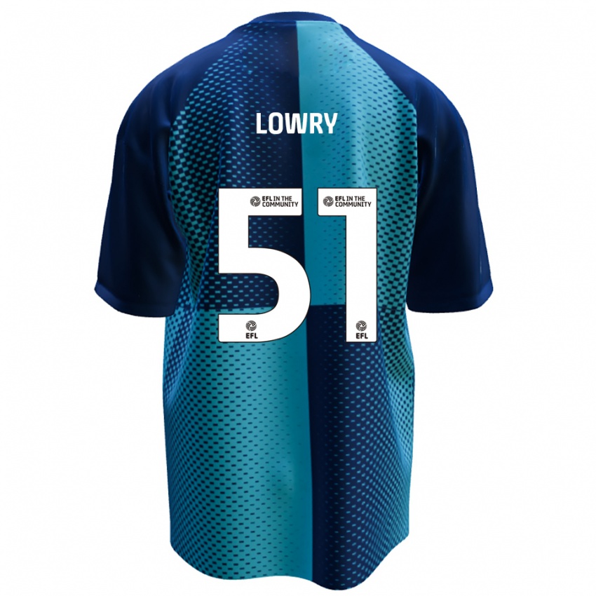 ילדים אלכס לורי #51 כחול תכלת ג'רזי ביתית 2025/26 חולצה קצרה